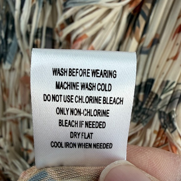 Western Print Tiered Fringe Midi Skirt Sz S-M Festival Coachella Statement Boho - Picture 10 of 10